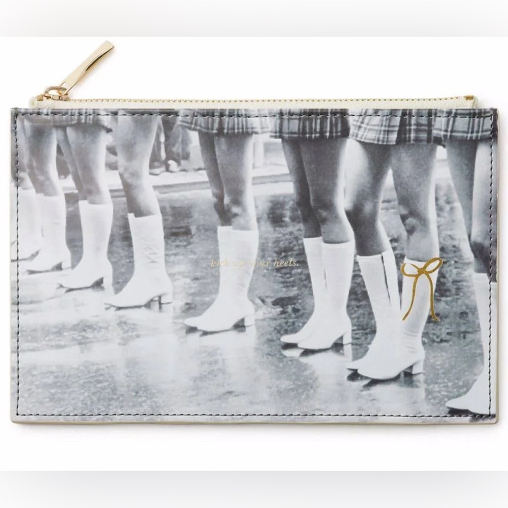 kate spade Kick Up Your Heels Pencil Pouch nwt